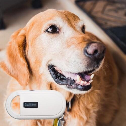 Free shipping sensitive animal tag Microchip reader dog cat chip scanner ISO 134.2khz for rfid glass tag