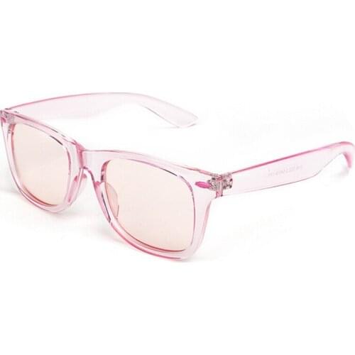 2015 Hot Selling Brand Unisex Square Ice Pops Sunglass Men Transparent Frame Glasses Women High Quality de sol