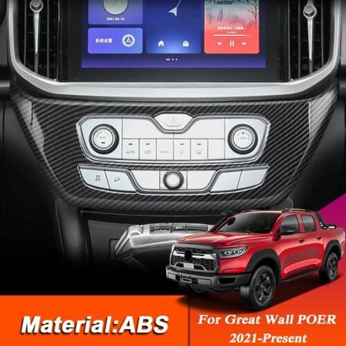 Car Styling Sticker For Great Wall POER Connon 2021-Present Interior Central Control Panel Sequins Trim Sequin Auto Accessories