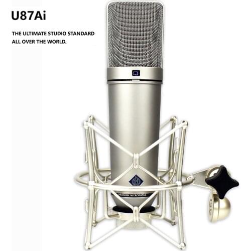 Betagear U87Ai Pro Studio Microphone Supercardioid Condenser Vocal Mic Large Diaphragm Condenser Microphone Plug & Play Stand