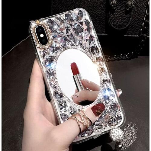 Sunjolly for Samsung Galaxy A02S Case A20 A30 A20E A50 A40 A70 A70S A60 A80 A90 A12 A10S A20S Phone Case Diamond Cover coque