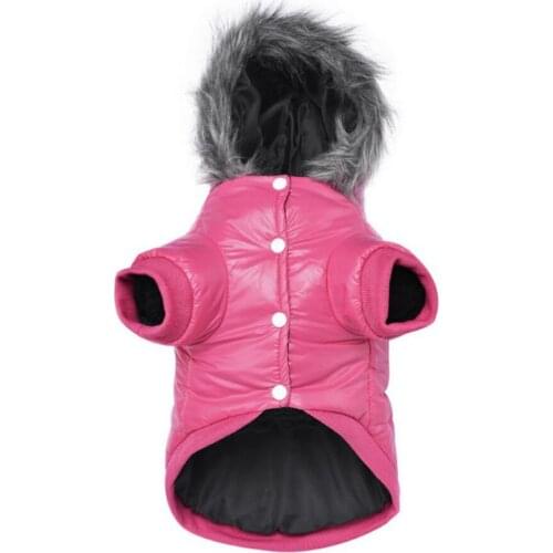 Pet Warm Clothes Dog Warm Jacket Fashion Winter Dog Hoodie Down Clothes Pets Coat Clothing Inter Thickening Clothes S/M/L