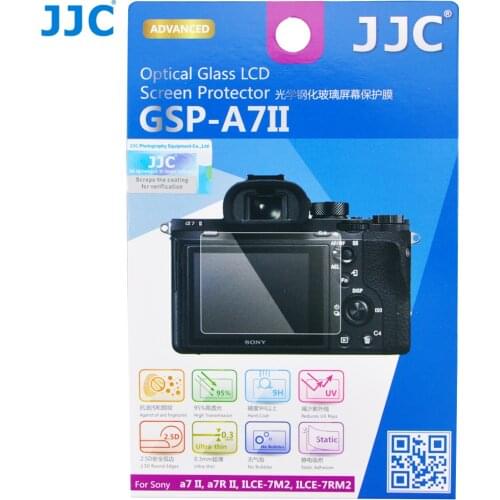 JJC LCD Screen Protector 9H Camera Display Cover For SONY a7 II III a7R II III IV a7S III II a7C α9 a9II ZV1 ILCE-7M2 ILCE-7RM2