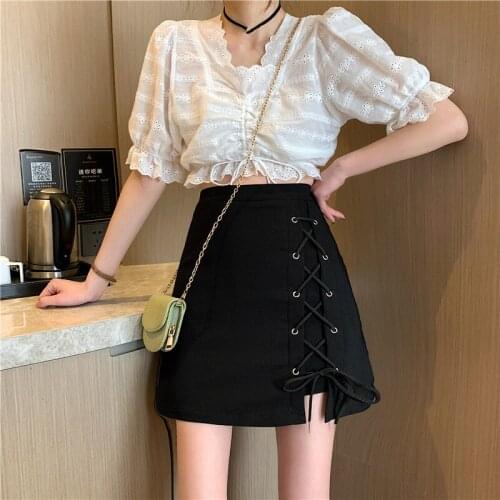 ZG1718 female 2021 summer new women fashion high waist A-line skirt wrap buttock skirt tide cheap wholesale