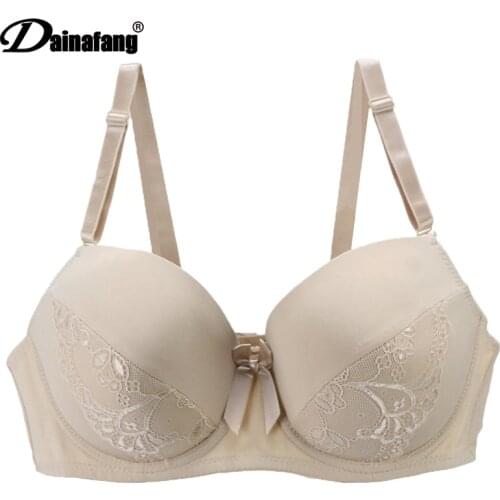 New Sexy Full Cup Push Szie Lingerie Fashion Womens Solid Underwear Adjustment Drag Hook and Eyes Female Casual Ladies Bras
