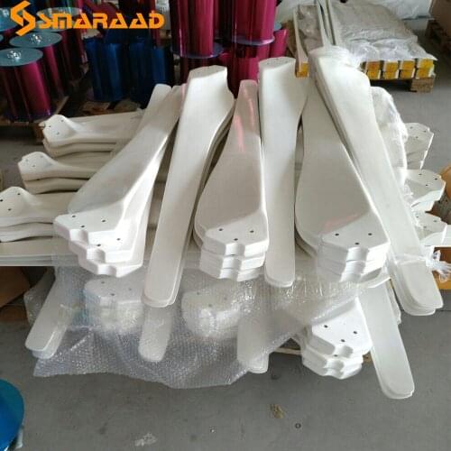 1.5m*3 High Strength Fiber Glass Blades For 3kw Wind Generator Turbine Accessories Blades DIY Factory Selling