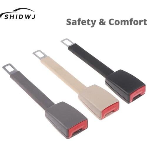 1PC 11Inch Durable Rigid Stem Seat Belt Extenders For Cars Safety Belt Clip Extension for Childrens Car Seats 3 Solid Color