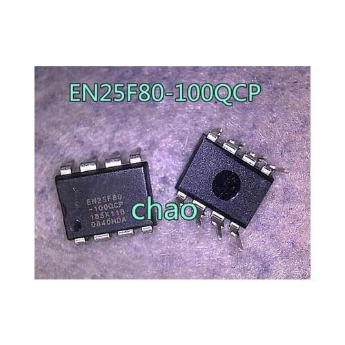1pcs/lot EN25F80-100QCP EN25F80 DIP-8 Memory chip