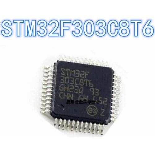 1PCS 100% new original authentic STM32F303C8T6 QFP-48 32F303C8T6 QFP48 32-bit microcontroller chip