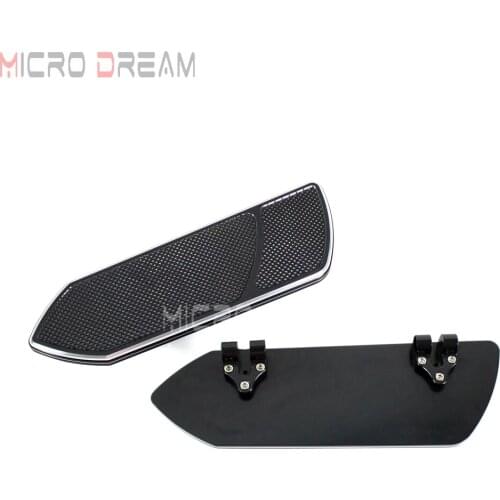 2x Motorcycle Billet Rider/Driver Floorboards Left and Right Foot Pegs For Harley Touring Electra Glide FLHT Softail Foot Board