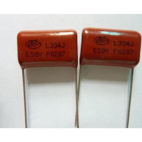 20pcs CBB 334 630V 334J CBB21 0.33uF 330nF P20 Metallized Polypropylene Film Capacitor