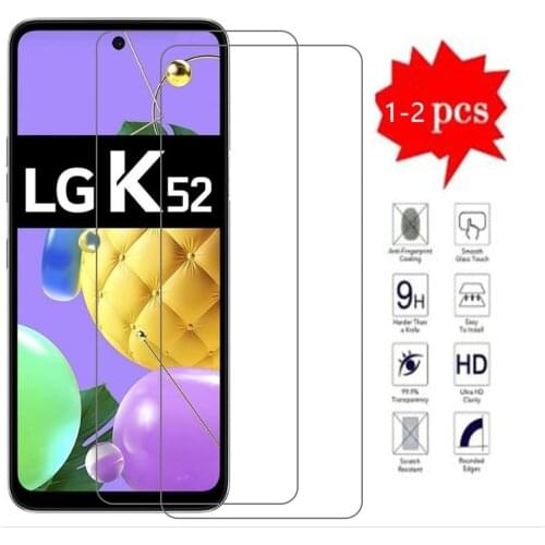 9H 2.5D Tempered Glass For LG K52 Screen Protector Toughened Phone Front Film On For LG K52 Screen Protective Glass Clear Film