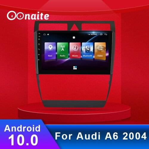 Oonaite android 10 car radio auto stereo for Audi A6 1997-2004 navigation GPS DVD Multimedia Player 9" Touch Screen
