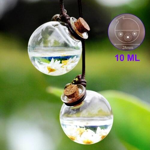 Auto Car Pendant Clear Perfume Fragrance Air Freshener Empty Bottle Car Home Hanging Ornament Rear View Mirror Hanger Decoratio