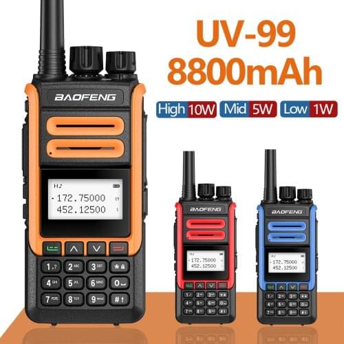 BaoFeng UV-99 10W Max Power Walkie Talkie Radio Station Comunicador 30KM Transceiver Upgrade UV-5R BF-9R PLUS Two way Radio