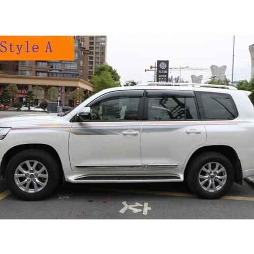 Car side body sticker For Toyota Land Cruiser LC200 2016 2017 2018 2019 2020 New 3M Car Body Sticker Accessories