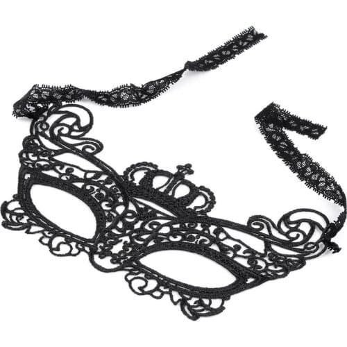 Black Sexy Lady Lace Mask Eye Mask For Masquerade Ball Party Halloween Costume Great Props Mardi Gras Celebration