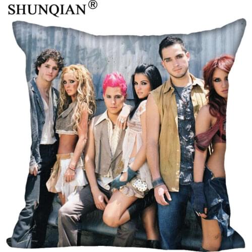 Custom Square Pillowcase RBD soft Pillow Cover Zippered &F size 20X20cm,35X35cm,40x40cm