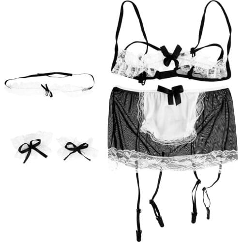 Summer Sexy Lingerie Hot Black Lace Strap Teddy Sexy Embroidery Underwear Lingerie Lenceria Sexy Eyelash Costumes