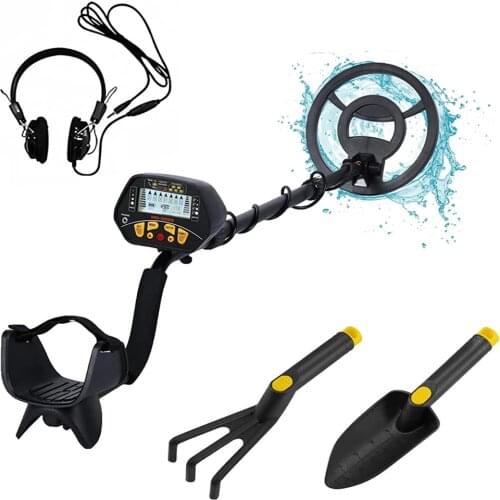 Metal Detector MD-3028 with All Metal and DISC Modes, P/P Function,High Sensitive Waterproof Coil for Children Adults Beginner