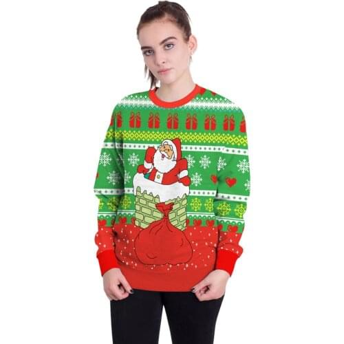 2020 New Ugly Christmas Unisex Sweaters Funny Novelty Cartoon 3D Printed Tops Jumpers Plus Size Winter Autumn Mans Sweatshirts