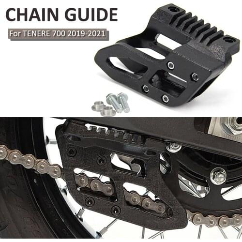 Chain Guide Pulley For YAMAHA Tenere 700 TENERE700 XTZ XT700Z T 700 T7 Chains Stabilizer Chainring Protector Plate Guard Cover