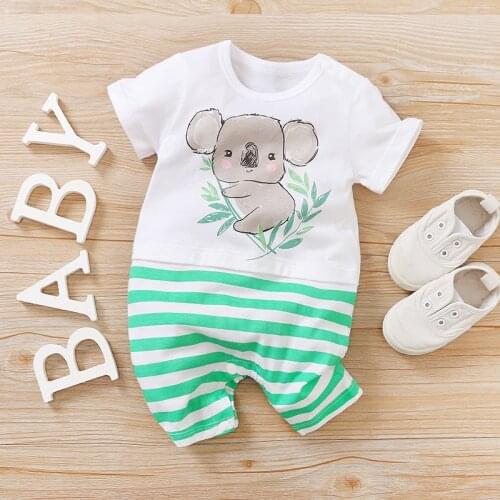 Newborn Baby Girl Clothes New born Clothing Toddler Boy Romper Cotton Infant Rampers Babygrow Outfits Things Koala Bear Onesie