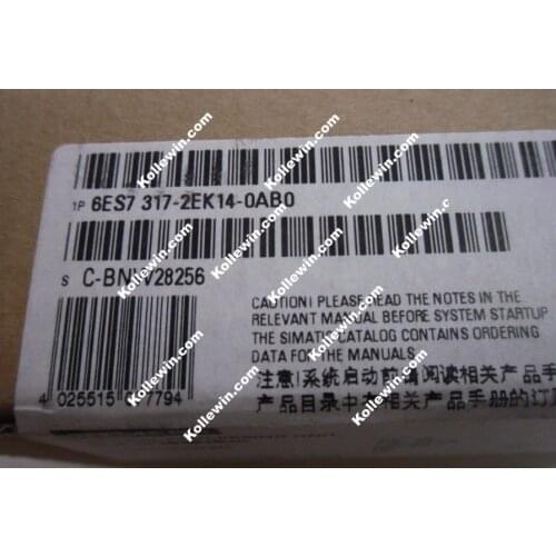 Original 6ES7317-2EK14-0AB0, SIMATIC S7-300 6ES7 317-2EK14-0AB0, 2 Port Switch CPU 6ES73172EK140AB0, MPI/DP 6ES7 3172EK140AB0