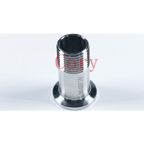 1PCS 304 Stainless Steel Flange Adapter KF16 Flange Size to 1/2"1/4" 3/8" BSP Male Thread