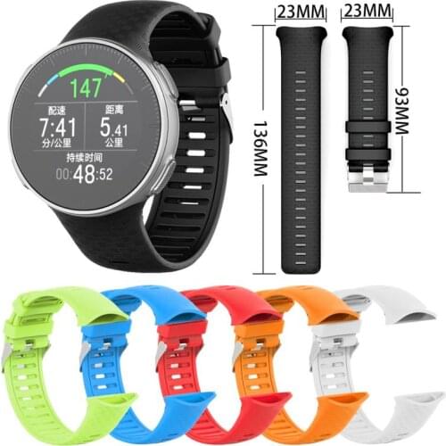 New Fashion Silicone Strap For Polar Vantage V Watchband Sport Strap Watch Band Colorful Bracelet Replacement Band 6 Colors