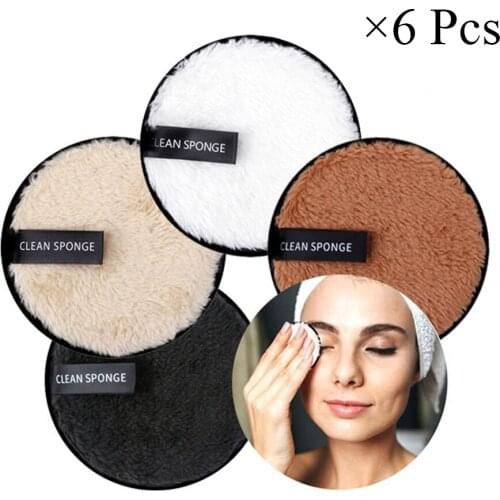 Makeup Remover Pad Reusable Microfiber Facial Towel Make-up Wipes Cloth Washable Cotton Pad Clean Remover Puff