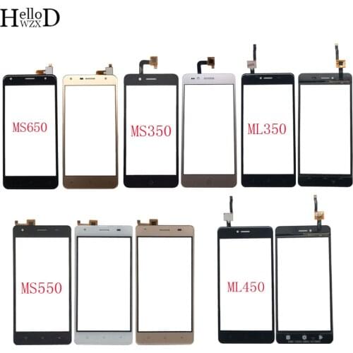 Mobile Touch Screen For DEXP Ixion ML350 ML450 MS350 MS550 MS650 Touch Screen Digitizer Panel Sensor Front Glass 3M Glue