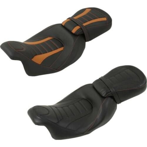 Motorcycle 2 Styles Driver Passenger Pillion Seat For Harley Touring Road Glide Street Glide 09-20