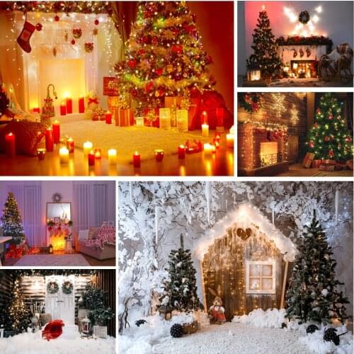 SHUOZHIKE Vinyl Custom Christmas Indoor Theme Photography Background Baby Backdrops For Photo Studio Props 21710 CHM-04