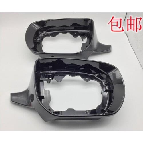 High quality black brightness rearview mirror frame 2013-2016 for Hyundai Santa Fe IX45 reversing mirror frame