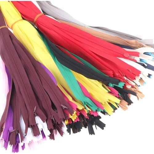 10pcs 18cm/7 in Nylon Coil Zippers for Tailor Sewing Crafts Nylon Zippers Bulk Sewing Tools