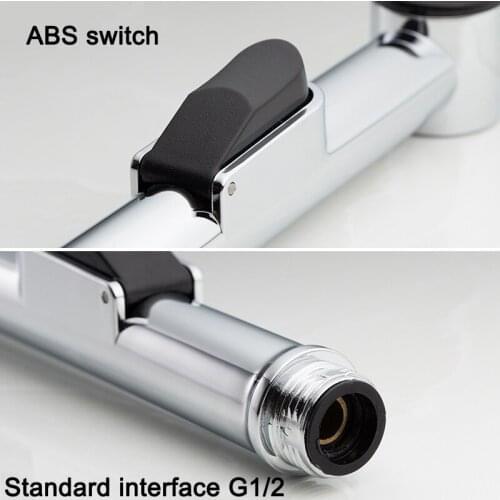 1pcs Hand-held Switch Clean Body Bidet Nozzle Spray Shower Head Toilet Kitchen Garden Flusher B99