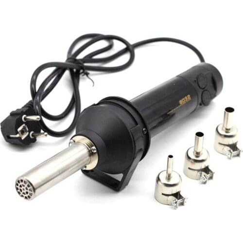 220V Portable Bga Rework Solder Station Hot Air Blower Heat Tool 8032 Hand-Held Hot Air Tool 3Pcs Nozzle Eu Plug