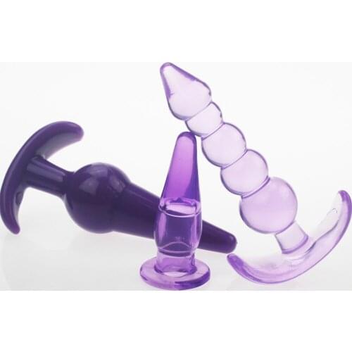 3pcs erotic Butt Plug Anal beads backyard toys Bullet G Spot Stimulating prostata massage sexy Adult sex Toys for men lots