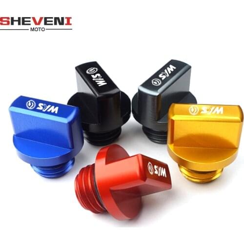For SYM Maxsym 400i 600i 400 600 Motorcycle Accessories CNC Aluminum Engine Oil Filter Cup Plug Cover Magnetic Oil Drainer screw