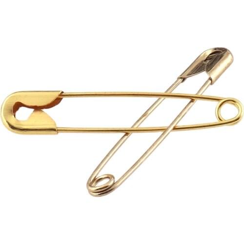 Safety Pins Gold Light Gold DIY Sewing Tools Accessory Stainless Steel Needles Large Safety Pin Small Brooch Apparel Accessories