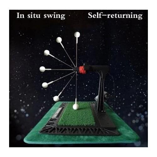 New outdoor Indoor Digital Swing Practice Golf Swing Exerciser Trainer with English Panel Digital Screen & Auxiliary Voice
