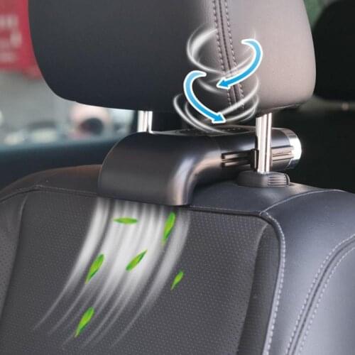 New Car Fan Magnetic Fan Car Cooler Silent Wireless Charging USB Fan 3Speed Adjustable Universal Car Rear Seat Auto Cooling