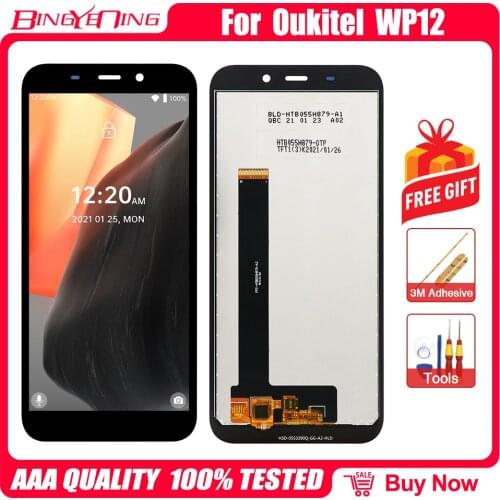 New Original 5.5 Inch OUKITEL WP12 LCD Display Touch Screen Digitizer Assembly 100% New Original LCD Touch Digitizer