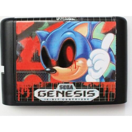 Phantom Sonic 16 Bit MD Game Card For Sega Mega Drive For Genesis