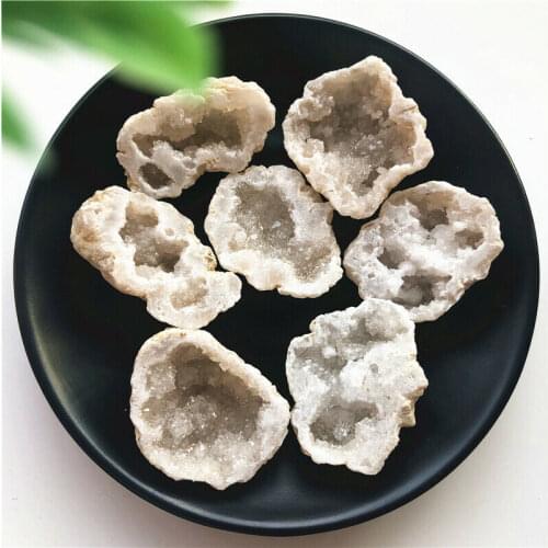 1pc Natural Agate Quartz Cluster Crystal Points Geode Minerals Specimen Wealth Gifts Natural Stones and Minerals