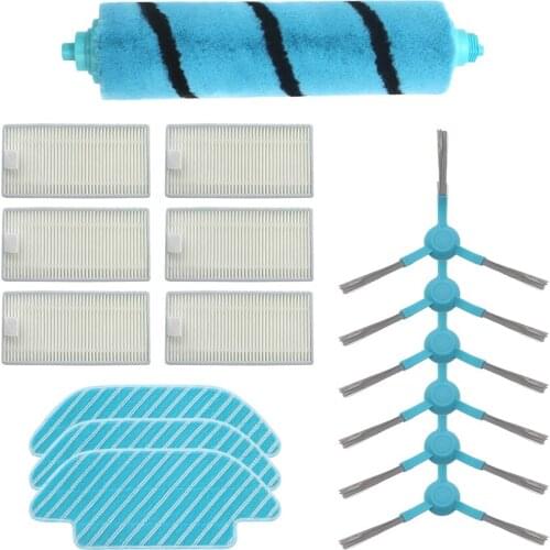 Roller Brush Side Brush for Cecotec Conga 4090 Vacuum Cleaner Conga 4090 HEPA Filter Cleaning MOP