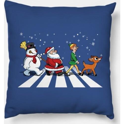 Christmas Road Friends Pillowcases Decor for Home Noel Christmas Gifts Navidad 2020 Xmas Cristmas Decor Happy New Year 2021