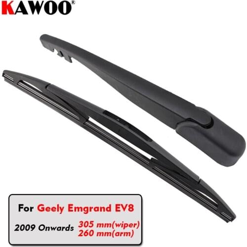 KAWOO Car Rear Wiper Blades Back Window Wipers Arm For Geely Emgrand EV8 Hatchback (2009 Onwards) 305mm Auto Windscreen Blade