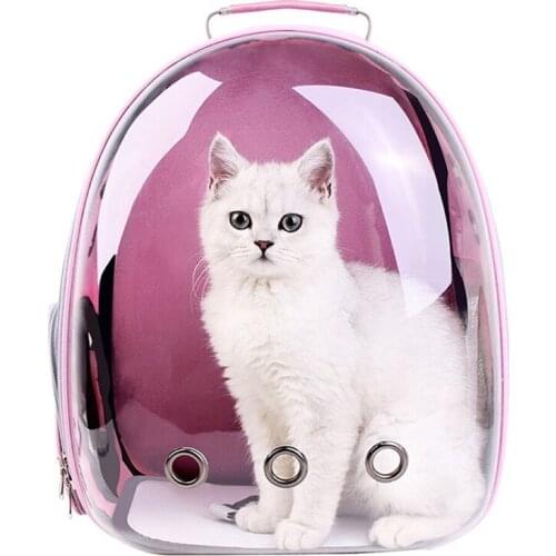 Cat Carrier Bags Breathable Pet Carriers Small Dog Cat Backpack Travel Space Capsule Cage Pet Transport Bag Carrying For Cats